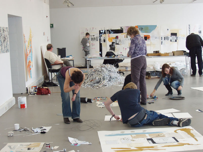 Stevie Cohen - Art workshops. The University of Mascerata, Italy